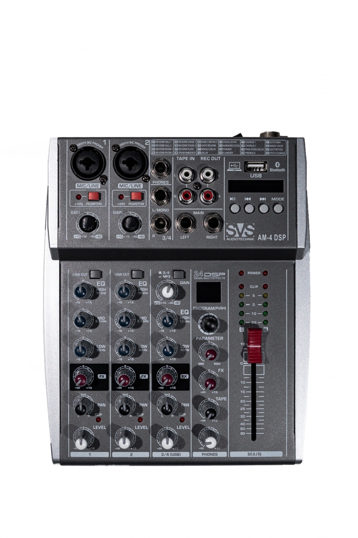 SVS Audiotechnik mixers AM-4 DSP Аналоговый микшерный пульт, 4-канала в Альметьевске