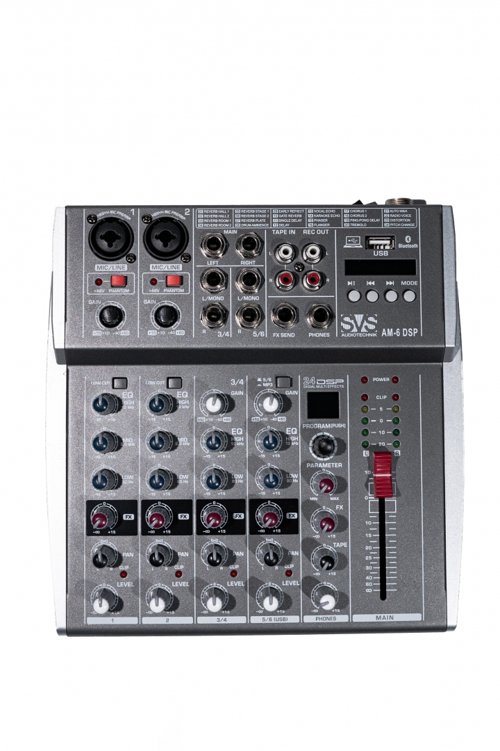SVS Audiotechnik mixers AM-6 DSP Микшерный пульт аналоговый, 6-канальный SVS Audiotechnik mixers в Альметьевске