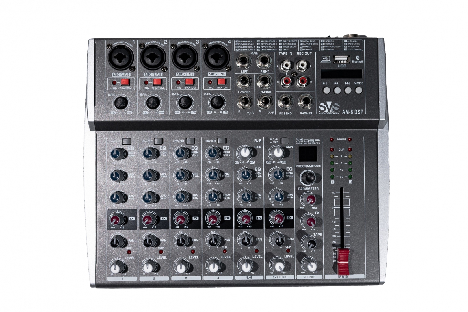 SVS Audiotechnik mixers AM-8 DSP Микшерный пульт аналоговый, 8-канальный в Альметьевске